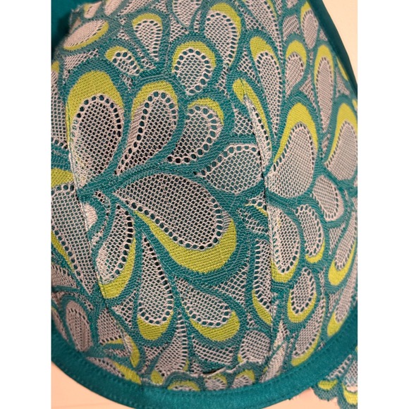 Bra Savage X Fenty Romantic Corded Lace Push Up Bra  Size 44 DD NWOT - Picture 3 of 7